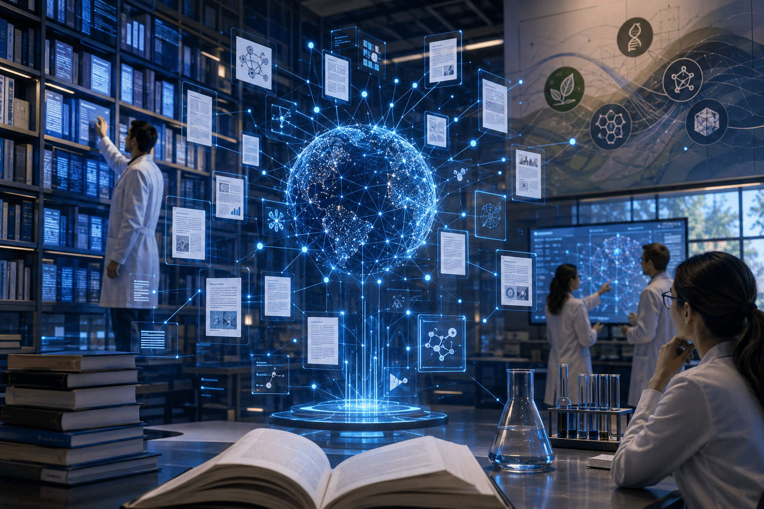 Large-Scale Scientific Literature Cataloging and Indexing for Research Teams
