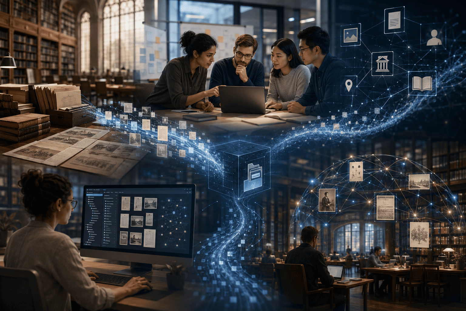 Digital Archive Migration and Metadata Tagging for Academic Libraries