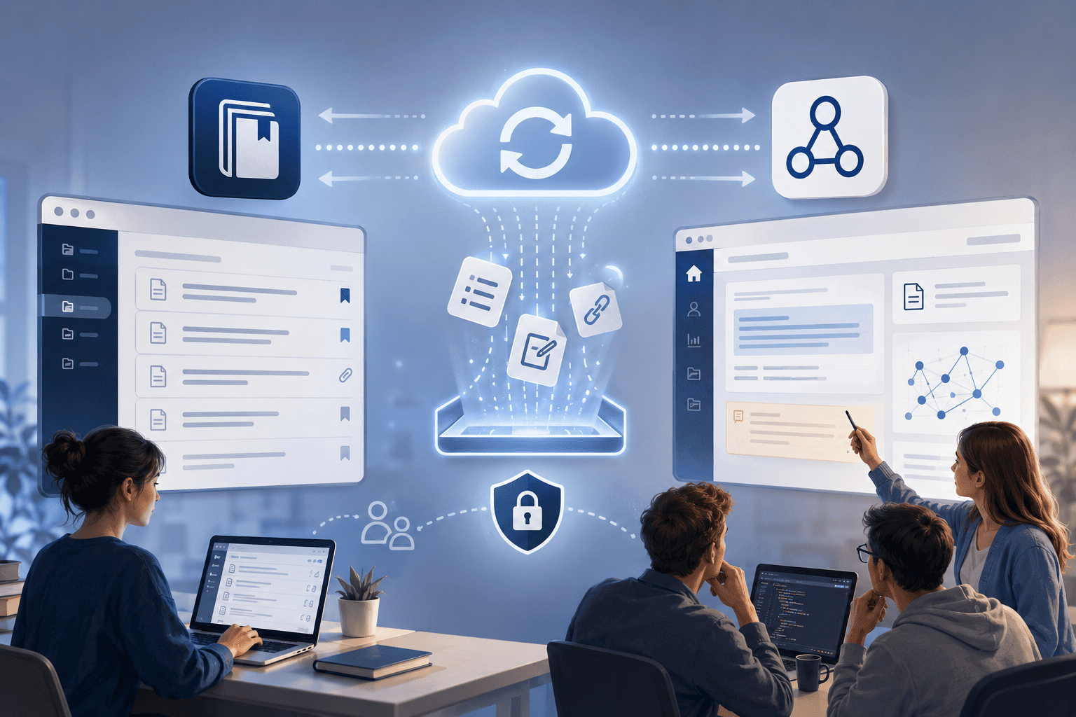 Reference Management Software Integration and Data Synchronization