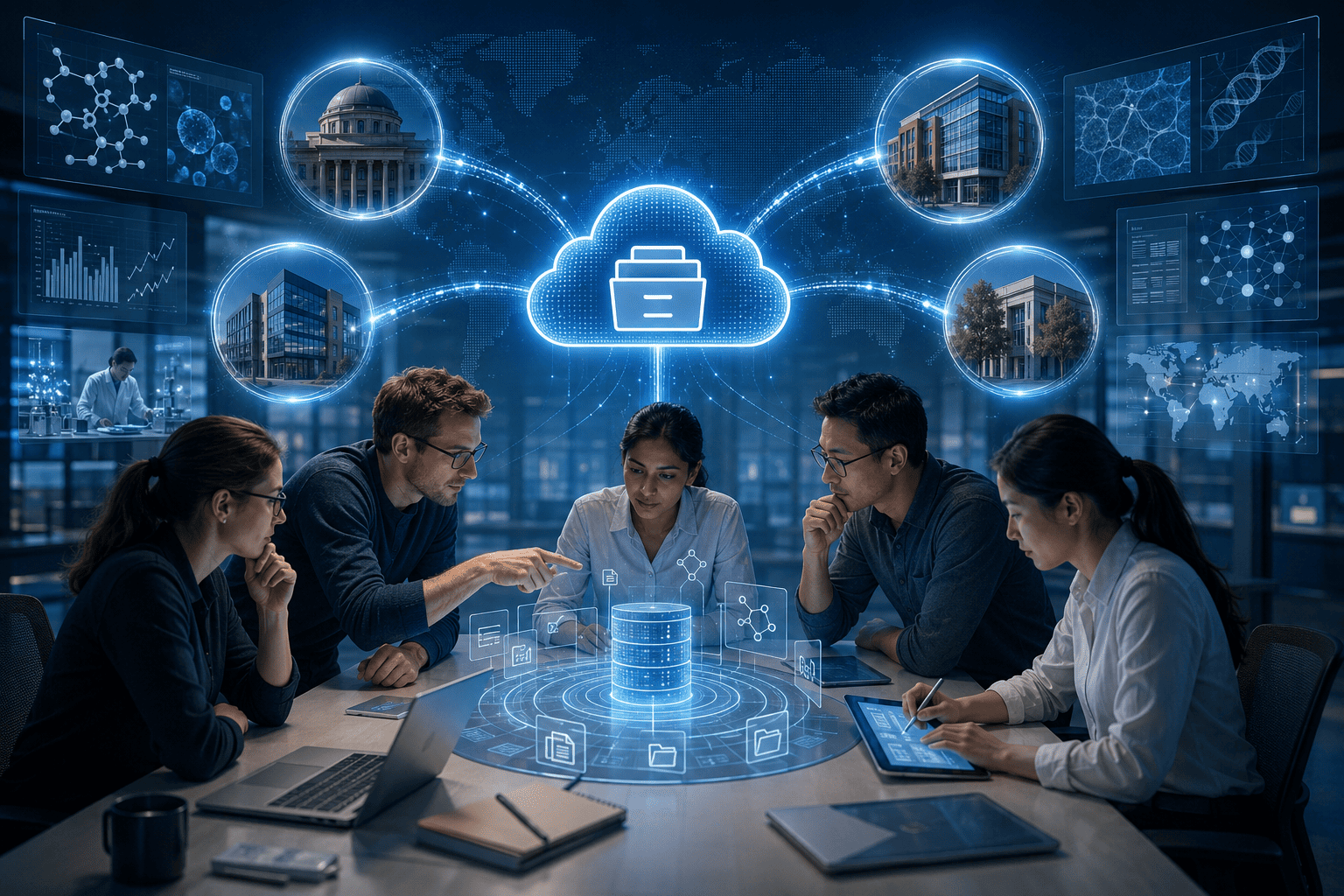 Shared Research Repository Setup for Multi-Institutional Projects
